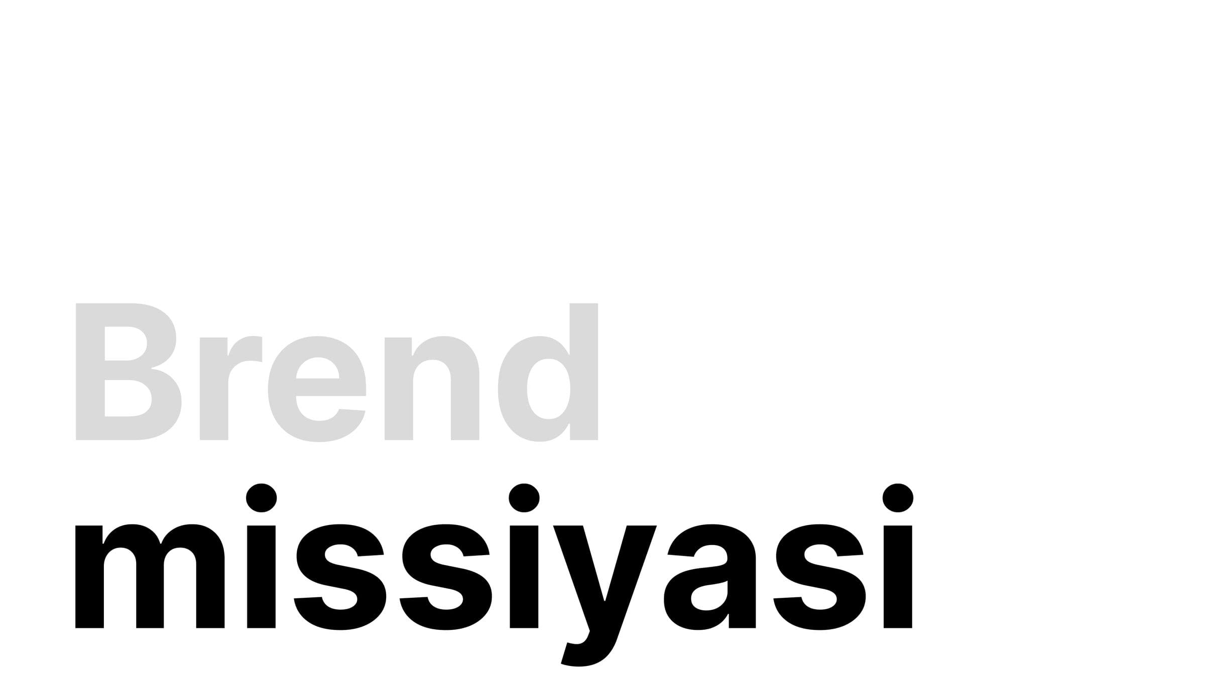 Brend missiyasi