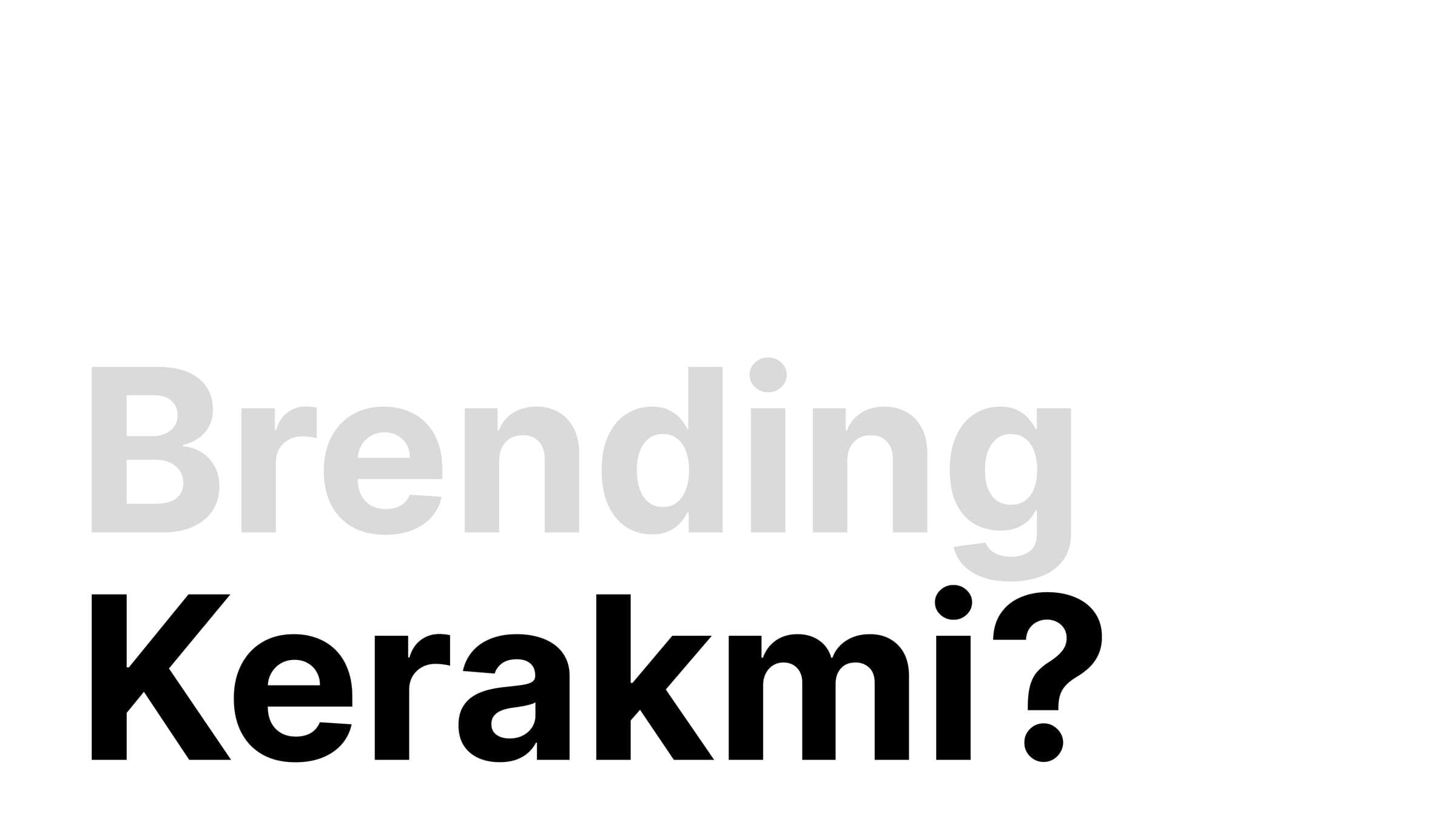 Kichik biznes uchun brending kerakmi?
