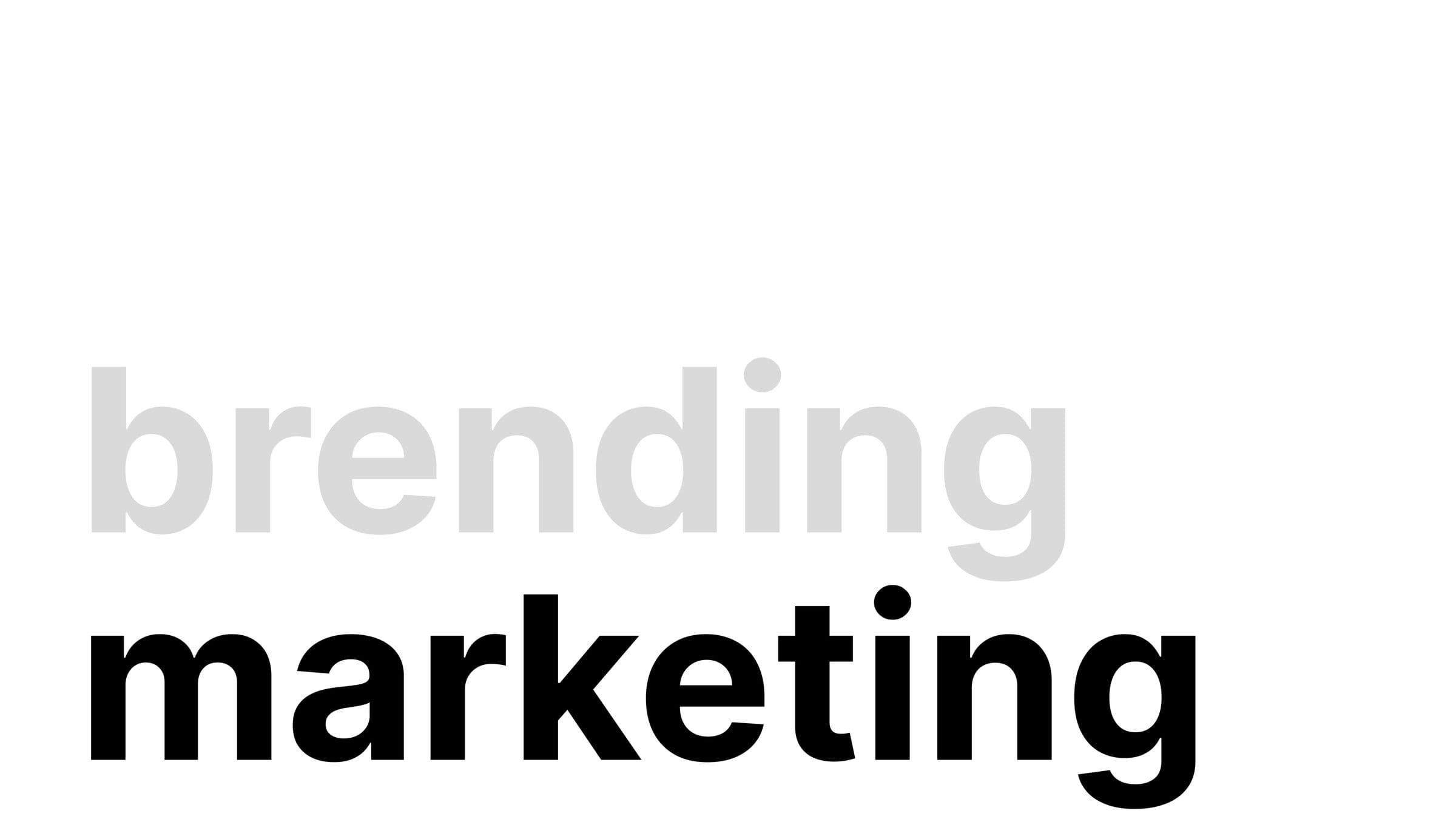 Brending va marketing farqi?